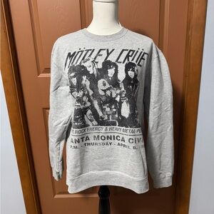 Gray Motley Crue Graphic Men's Sweatshirt